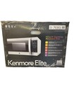 Kenmore Elite 79393 2 2 Cubic Foot Counter Top Microwave Oven In Stainless Steel