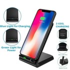 Fast Wireless Charging Stand Dock  Wireless Charger For Iphone Samsung Galaxy