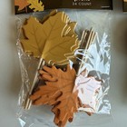 48 Autumn Cupcake Picks Toppers Leaves  give Thanks Harvest Fall Thanksgiving