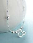 Disney Mickey Mouse Silver Sp Ankle Bracelet Chain Foot Anklet