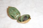 Ernest Steiner Etui Sewing Kit   Vintage 1930s Gold Tone Walnut Thimble Pins