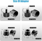 8-pack Mic Stand Adapter Set 5 8 To 3 8  5 8 To 1 4 For Microphone Stand   Tripo