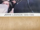 Vintage Original 1980 John Lennon Memorial Poster 1940-1980 The Beatles 24   x33   