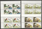Christmas Island 1982 - 83 Bird Life Blocks Of 4