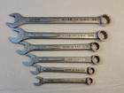 Vintage Forged  Alloy Usa Combination Wrenches Lot Of 6  7 16  -7 8 
