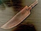 Handmade Pure Leather Hand Crafted Belt Sheath Holster For Fixed Blade Knife