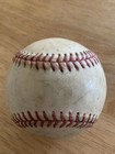 Gene A  Budig President Vintage Official American League Game Used Baseball Ball
