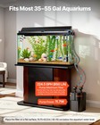 Vevor 224 5gph Canister Filter External Aquarium W  Timed Light For Up 55 Gallon
