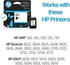 Genuine - Hp 65 - N9k02an - Black Noir Ink Cartridge - New - June 2027