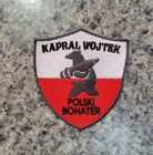 Kapral Wojtek Vintage Style Patch  Polski Bohater  Embroidered  Iron On  3 x3 