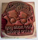Wood rubber Stamp God Made You Extra Special A1788c 2005