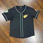 Corpus Christi Hooks Milb Baseball Cumbia Guitar Jersey Adult Sz M Button Up