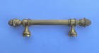 Stunning Door Handle Pull Solid Spun Brass Gold Plated Vintage Old Style