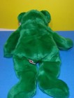 Ty Beanie Buddy Green Bear With Shamrock Chest Named Erin 14    With Tag