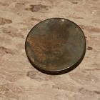 Antique Boncilla Face Powder Small Vintage Brass Tin 