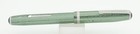 Esterbrook Sj Green Pearl   Chrome Fountain Pen - 1554 Fine Nib - 1950 s