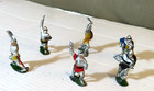Vintage Rare Find Collectible Britains Ltd Lot Of 6 Knights  Made In England