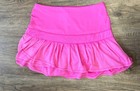 Lucky In Love Pleated Tennis Skort Skirt Shorts Multi-layered Pink Size S 4-6