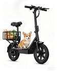 Electric Scooter With Seat  14  E-scooter With 350w Motor  36v7 8ah Battery    