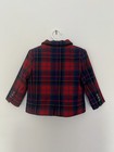 Janie And Jack Plaid Holiday Blazer Wool Blend Button Front Baby Sz 12-18 Months