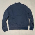 New Lucky Brand Men s Full Zip Pockets Bomber Jacket  Blue  Size Xl