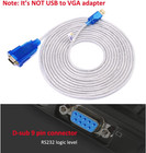 Usb To Serial Adapter Cable Rs232 Db9 Male Ftdi Chipset Supports Windows Mac