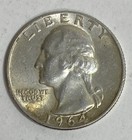 14 Coin Lot  1964 Silver Quarter  Eisenhower Proof Dollar  12 Other Dollar Coins