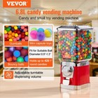 Vintage Gumball Machine 17 Inch Coin Operated Candy Dispenser Arcade Toys Red