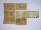 1934 Seahorses 2s6d Brown Horiz   Diag Lines Used X 7  sg450 