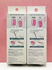 Kiss Impress Press-on Manicure Nails Medium Berry Red Lot Of 2