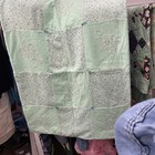 Flannel Handmade Baby Blanket Quilt Soft Mint Green Fish 26 X 35