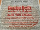 Germany 1927 Danzig Waterways Board   1000 Dollars Uncancelled Gold Bond Loan