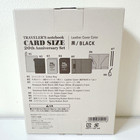 Travelers Notebook Limited Card Size 20th Anniversary Set Black Japan New