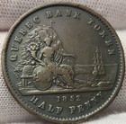 1852 Half Penny Quebec Bank Token  Province Of Canada - Gb-52am