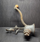 Vintage Universal No  2 Food Chopper Meat Grinder Wood Handle Crank