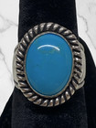 Southwestern Sterling Silver Turquoise Carolyn Pollack Relios Ring