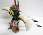 Authentic Vintage Native American  eagle Dancer  Kachina Doll - Signed - Vguc