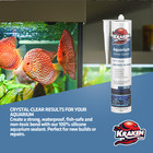 Kraken Bond Aquarium 100  Silicone Sealant  10 1oz 2 Pack - Black