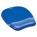 Fellowes 91141 Mousepad W wrist Support blue