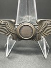 Rare Lgb Sterling Aaf Observer Wings  Pilot Wwii Full Size  Fine Feathered