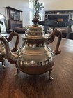 Vintage Williamsburg Stieff Pewter Teapot   Coffeepot Set W80-30 Colonial Style