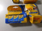 15 Rolls Mixed Lot 35mm 110  Instax Film Kodak Fuji  Color Black white Expired