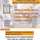 Dcyourhome Stainless Steel Grill Emitter Plates 17 l    10 w 