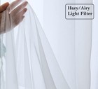  Clear White Sheer Curtains With Rings Top 72 Inch Long For Living 