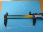 1 000- 5  Tie Lock Tag Fastners-adjustable Security Beaded Loop Clear Plastic