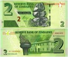 Zimbabwe 2-20 Dollars 4 Pieces Full Bond Set  2016-2020  P-99-104  Unc