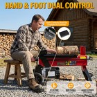7 Ton Electric Log Splitter  Hydraulic Firewood Wood Splitter W  Foot Pedal