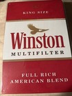 Vintage Pack Of    winston Cigarettes    Metal Sign For Wall