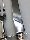 Baronial By Gorham Sterling Silver 2 Piece Carving Knife   Fork Set  Gently Used
