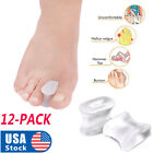 12pcs Silicone Gel Toe Separator Bunion Toes Spacer Orthotics Pain Relief